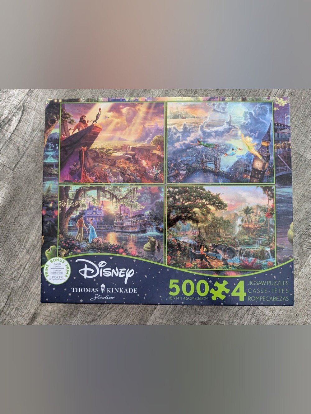 Disney Movies 4-Pack Puzzle Set
